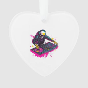 Rave Schedel � EDM Feest Skelet DJ Ornament