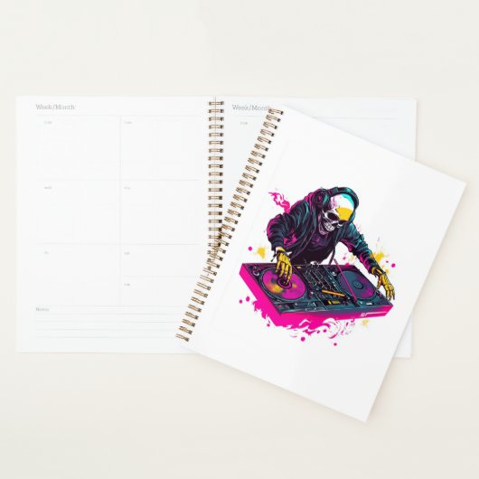 Rave Schedel � EDM Feest Skelet DJ Planner (Display)