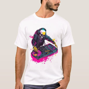 Rave Schedel � EDM Feest Skelet DJ T-shirt