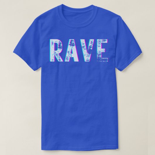 Rave, Techno Festival Trance Music, Trippy T-shirt (Design voorkant)