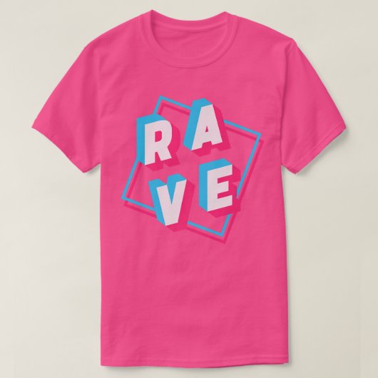 Rave Techno Music  T-shirt (Design voorkant)