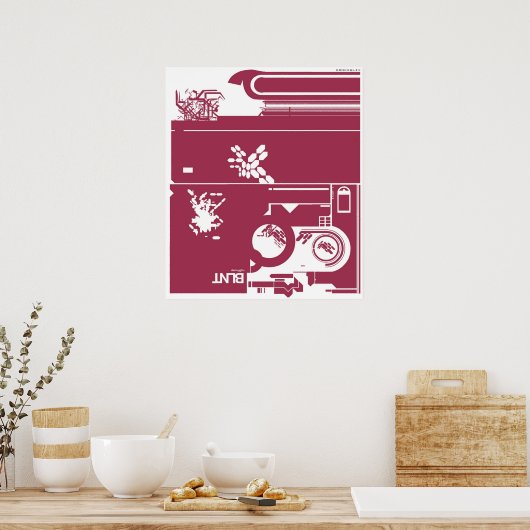 raveflyer poster (Keuken)