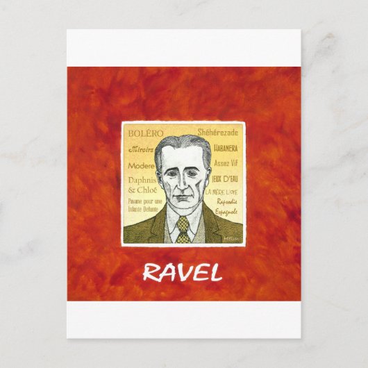 Ravel Briefkaart (Voorkant)