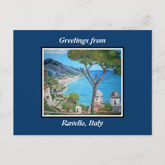 Ravello, Briefkaart Italië (Voorkant)