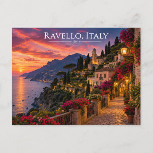 Ravello Italië Reisansichtkaart Briefkaart