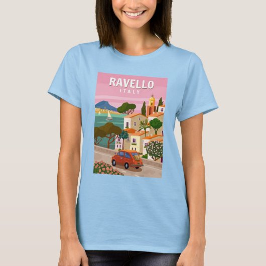 Ravello, Italië T-shirt (Voorkant)