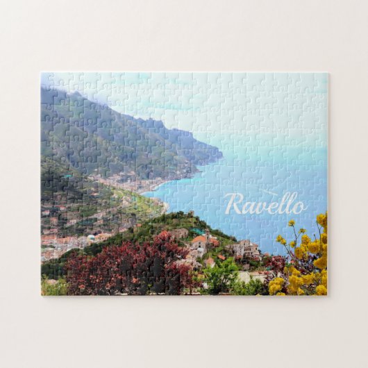 Ravello, kust van Amalfi, Italië - Italiaanse omge Legpuzzel (Horizontaal)