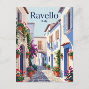 Ravello-steeg, Amalfitaanse Kust Italië Briefkaart