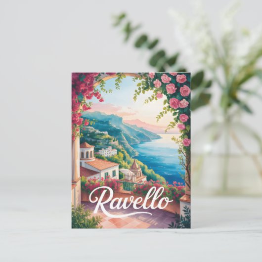 Ravello-waterverf Briefkaart (Staand voorkant)