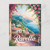 Ravello-waterverf Briefkaart (Voorkant)