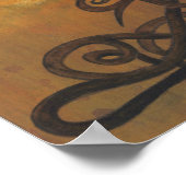 Raven 12 Celtic knots natuur schilderend poster (Hoek)