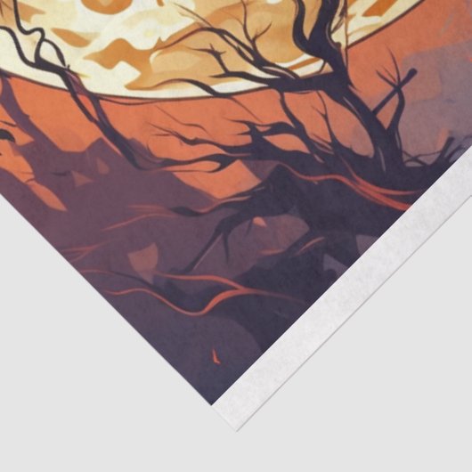 Raven 2 Halloween Decoupage papier (Detail)