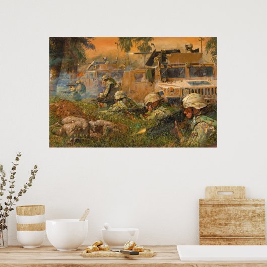 Raven 42 van James Dietz Poster (Keuken)