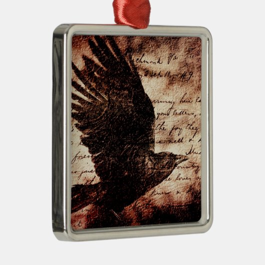 Raven 7 metalen ornament (Rechts)