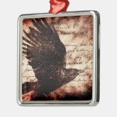 Raven 7 metalen ornament (Links)