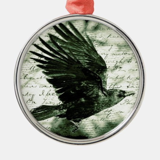 Raven 9 metalen ornament (Voorkant)