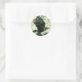 Raven 9 ronde sticker (Tas)