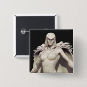 Raven Alternate Vierkante Button 5,1 Cm (Voorkant /achterkant)