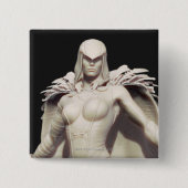 Raven Alternate Vierkante Button 5,1 Cm (Voorkant)