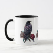 Raven and Roses Coffee Mok (Links)