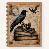 Raven and Skull Magic Notitieboek (Voorkant)