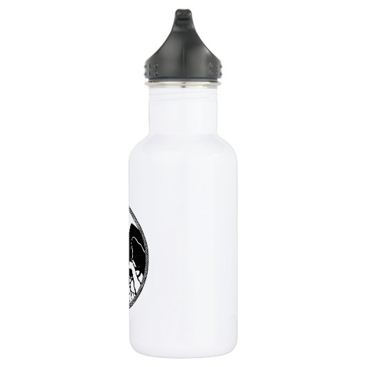 Raven Art Cool Crow Art Sport Bottle Waterfles (Rechts)