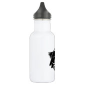 Raven Art Cool Crow Art Sport Bottle Waterfles (Links)