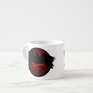 Raven Art Cup Native Art Raven Coffee Espresso Cup Espresso Kop