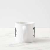 Raven Art Cup Native Art Raven Coffee Espresso Cup Kop (Achterkant)