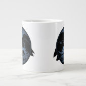 Raven Art Cup Native Art Raven Coffee Mok Cup (Voorkant)