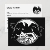 Raven Art Invitalized Native Art Kaart (Voorkant / Achterkant)