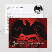 Raven Art Invitalized Native Art Kaart (Voorkant / Achterkant)