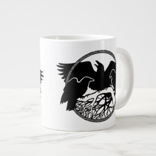Raven Art Jumbo Mokken Cool Crow Art Cups en Mokke