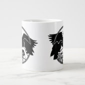 Raven Art Jumbo Mokken Cool Crow Art Cups en Mokke (Voorkant)