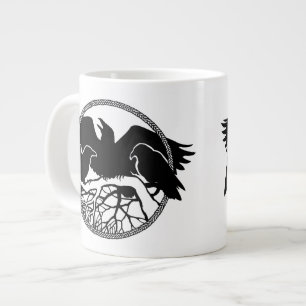 Raven Art Jumbo Mokken Cool Crow Art Cups en Mokke