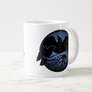 Raven Art Jumbo Mokken Cool Crow Art Cups en Mokke
