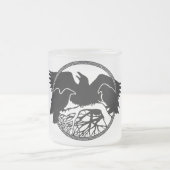 Raven Art Mok Wild Bird Beer Mok Raven Gasses (Center)