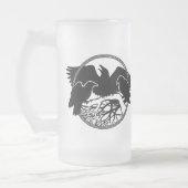 Raven Art Mok Wild Bird Beer Mok Raven Glasses (Links)