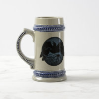 Raven Art Mok Wild Bird Beer Mok Raven Stein