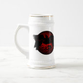 Raven Art Mok Wild Bird Beer Mok Raven Stein (Links)