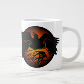 Raven Art Mok Wild Bird Coffee Mok Raven Cup (Rechts)