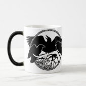Raven Art Mok Wild Bird Crow Cup Raven Mokken (Links)