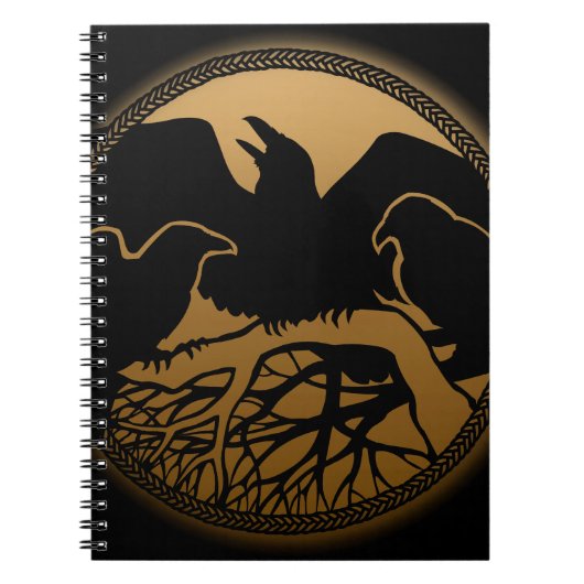 Raven Art Notitieboek Crow Art Journal Book (Voorkant)