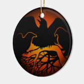 Raven Art Ornament Tribal Raven Decorations Gifts (Links)
