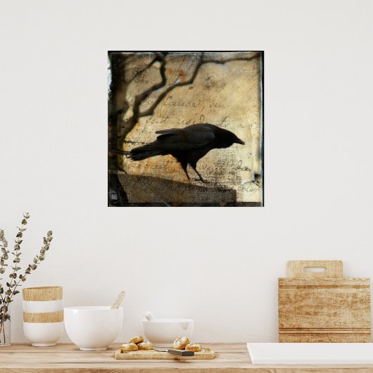 Raven Art Poster (Keuken)