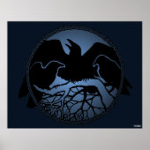 Raven Art Posters Native Wildlife Art Prints Decor (Voorkant)