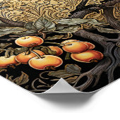 Raven Art Print Zwart Vogel Dier Art Print (Hoek)