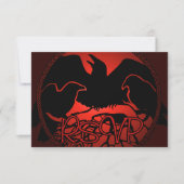 Raven Art RSVP Persoonlijke standaard art Kaart (Voorkant)