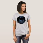 Raven Art Shirten Lady's Crow / Raven Topjes T-shirt (Voorkant volledig)