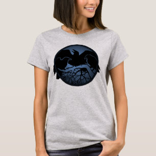 Raven Art Shirten Lady's Crow / Raven Topjes T-shirt